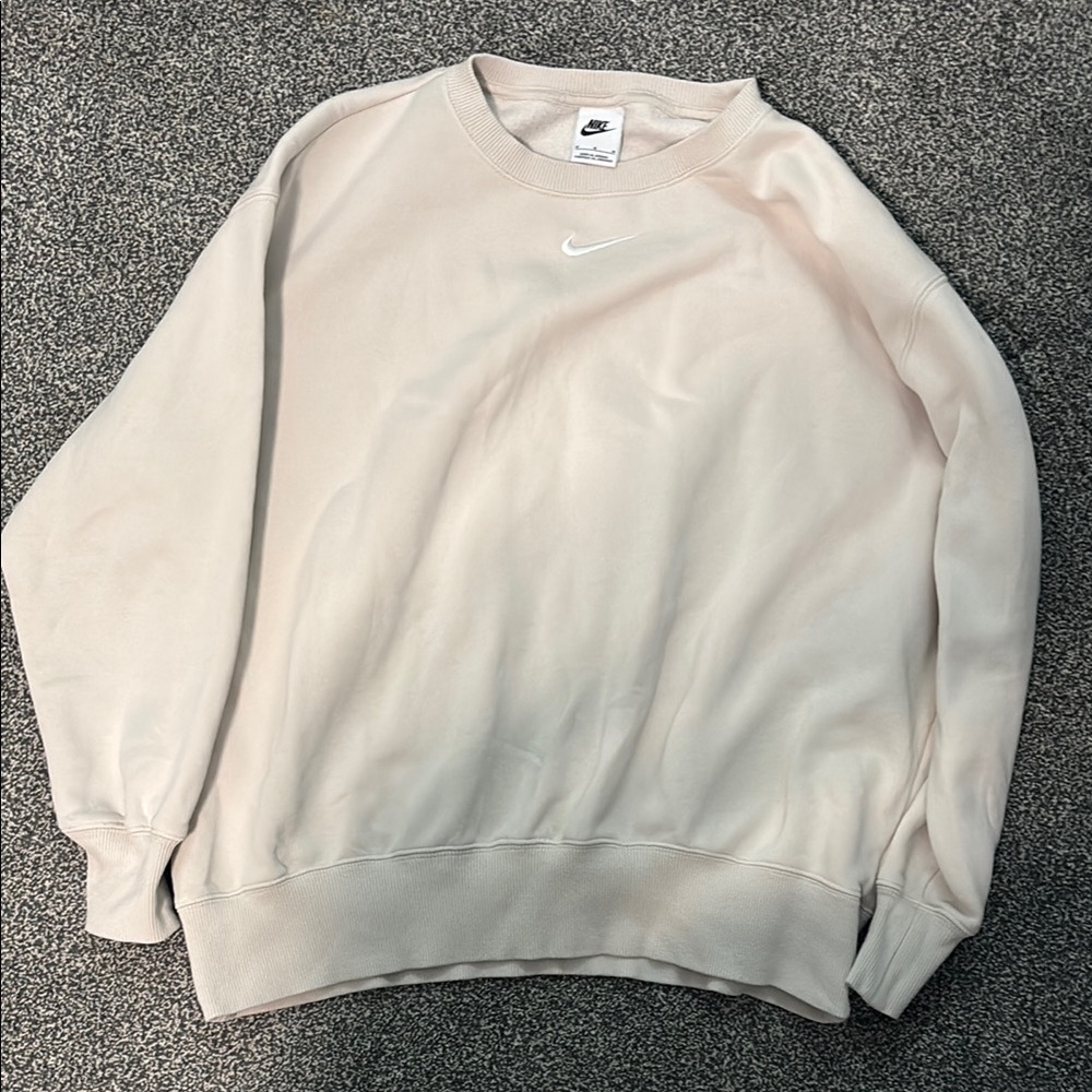 Nike Wonens Off-White Crewneck Sweater